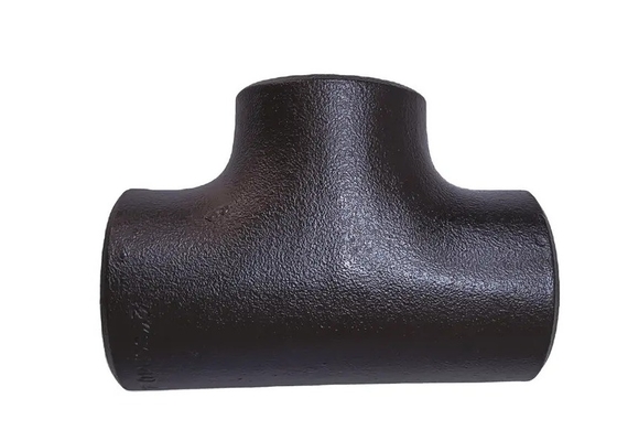 Forging Reducing Equal Tee Carbon Steel Weld Fittings Sand Blasting Surface Treatment