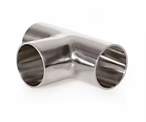 ASME ANSI JIS DIN Tee Seamless Pipe Fittings Normalized Heat Treatment X Ray UT MT RT PT