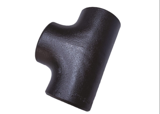 3000LBS ASME Black Seamless Pipe Fittings Butt Weld Connection Carbon Steel
