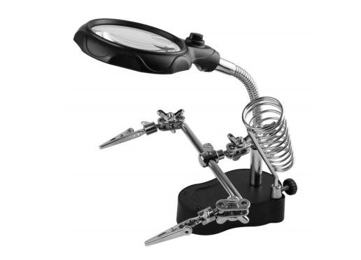 Light Weight Dia 3 Inch Magnifier Mirror With Stand