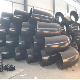 Seamless Pipe Fittings Hydraulic Carbon Steel Elbow Round Head With 37.5 Degree Beveling Angle
