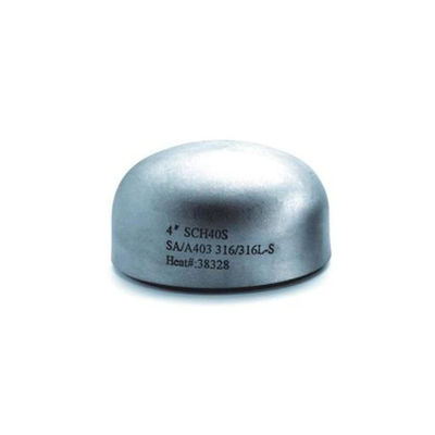 316L DIN SCH10 Stainless Steel Buttweld Caps