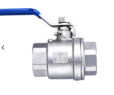 2 Pc Clamp Ball Valve Ss 316 Industrial Control Valves