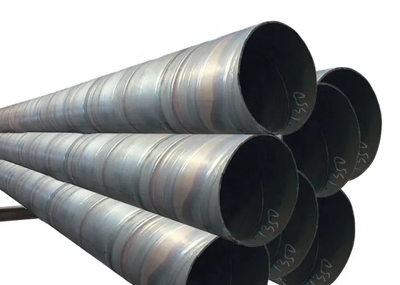 300mm Thick 4mm 2500mm Diameter Welded Spiral Steel Pipe Acid Resistance