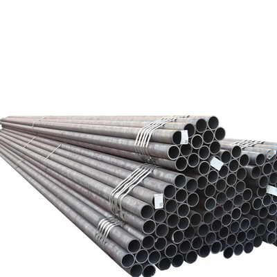 ASTM Black Iron Round Welded Spiral Steel Pipe 0.8mm-12.75mm Thick Wall