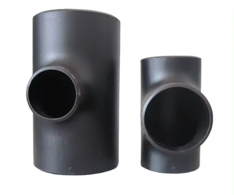 Heat Treated Seamless Pipe Fittings Equal/Reducing Shape For ASME/JIS Standards X Ray Tested