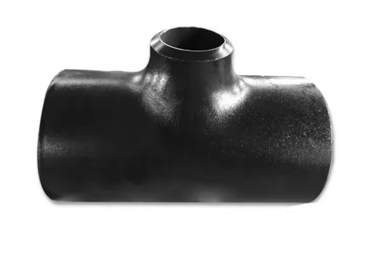 ASME Machined Equal Tees Seamless Pipe Fittings Black Socket Weld Connections Wooden Packaged