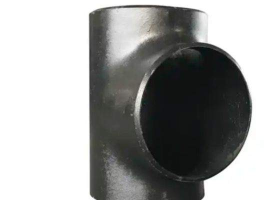 ASTM A234 WP11 Seamless Black Butt Weld Reducing Tee Pipe Fittings After Heat Treated