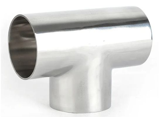Stainless Steel Seamless Pipe Tee With Reducers Normalizing Heat Treatment Test