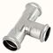 High quality Compression fitting Stainless steel TEE pipe fittings ss316