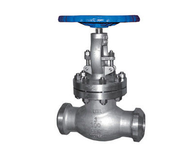 Forged Steel Bellows Seal PN16 Globe Control Valve Stainless Steel