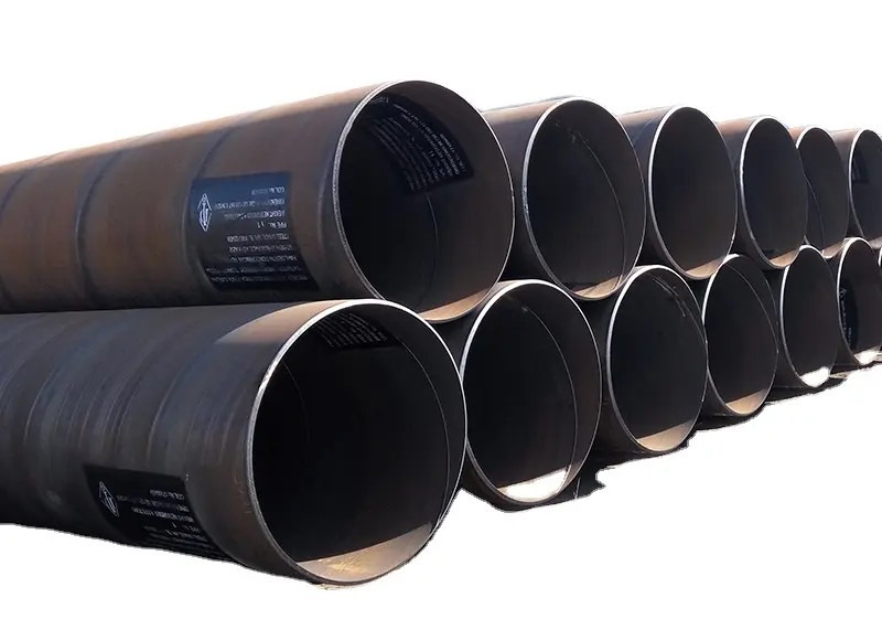 Carbon Steel SSAW Spiral Steel Tube For Marine Piling Construction Steel Pipe